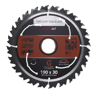 Circular Saw Blade Wood 24 T 190 x 30 x 2,2 / 1,4 mm