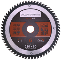 Circular Saw Blade Wood 60 T 250 x 30 x 3,0 / 2,0 mm