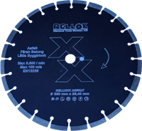 + Diamantkapklinga RELLOXX Asfalt 350mm 3.2x10x40 Höjd:10 Hål:25.4